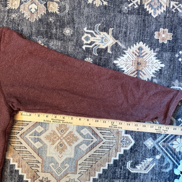 Columbia Men's Pullover Crewneck Maroon Long Sleeve Sweatshirt Size Medium - Picture 8 of 8